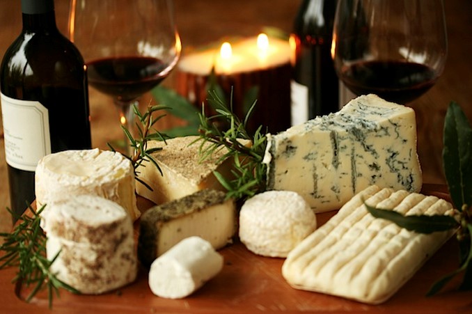Fromages et vin